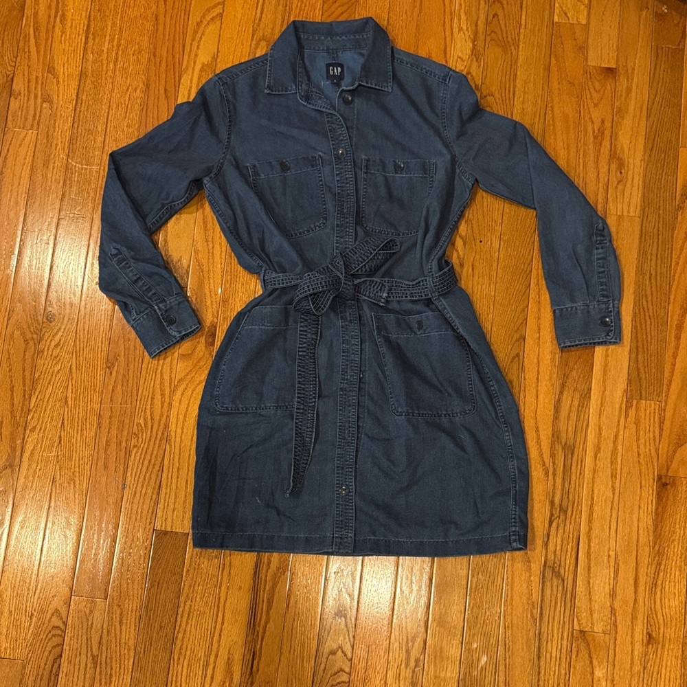 GAP Denim Blue Shirt Dress